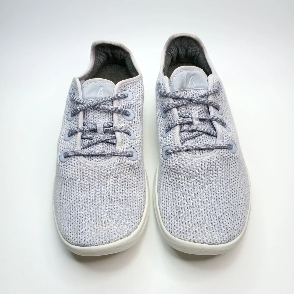Allbirds Tree Runners Men 12 Light Blue Lavender Eucalyptus Mesh Sneakers TR M12
